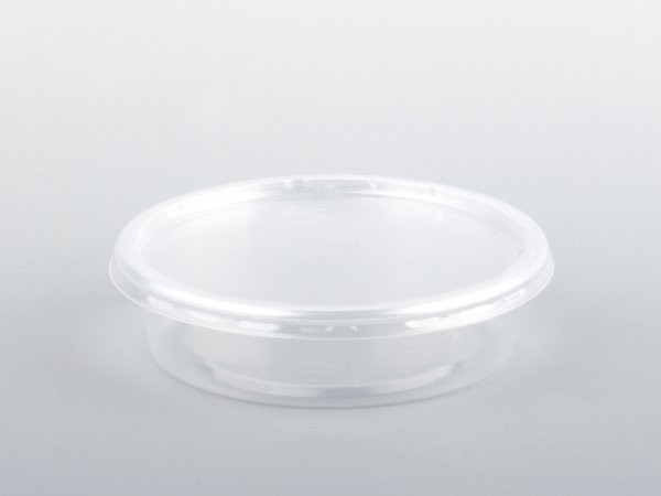 Feinkostbecher 125 ml rund mit Deckel (250 St.)