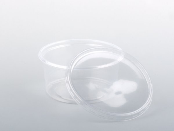 Feinkostbecher 250 ml rund mit Deckel (250 St.)