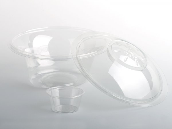 Salatschale 375 ml mit Deckel und integriertem Dressingbecher "press&dress" (3 x 150 St.)