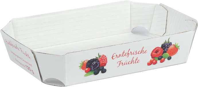 Kartonschale für 125 g Beeren (1000 St.)