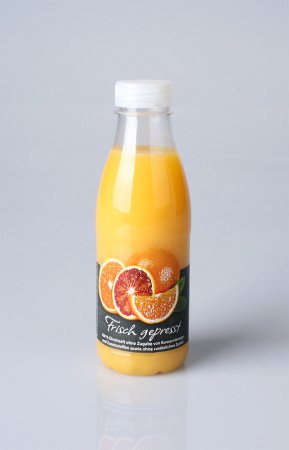 Saftflasche 500 ml mit neuem Etikett (150 St.)