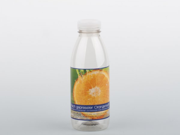 Saftflasche 250 ml mit Etikett (250 St.)